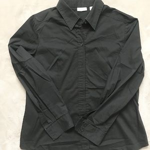 NY & Co BLACK FITTED BUTTON DOWN - XL